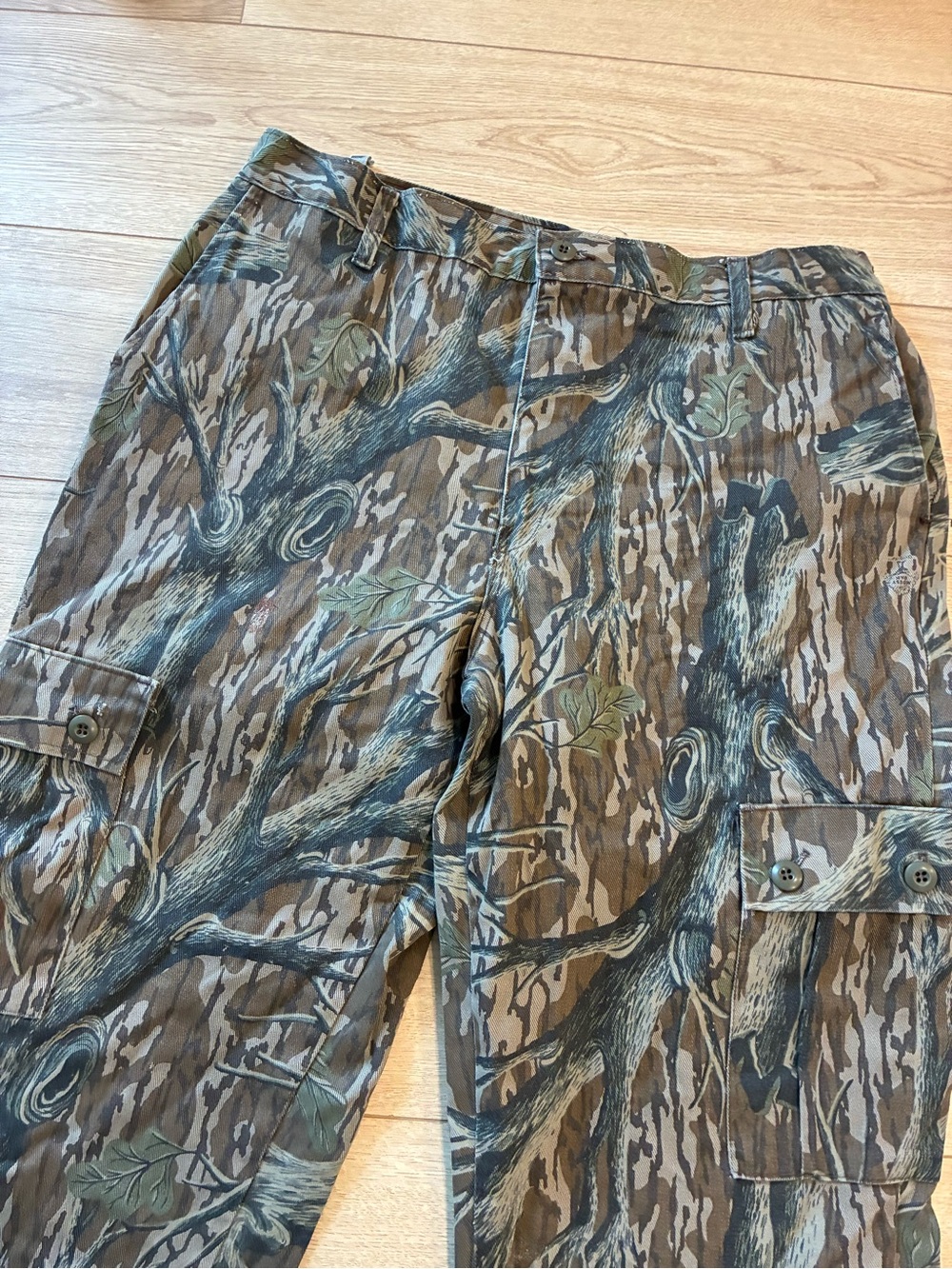 Vintage Mossy Oak Men’s Tree Stand Camo Cargo Pant Size XL/36x30